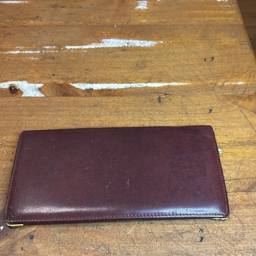 Cartier Bordeaux Long Wallet